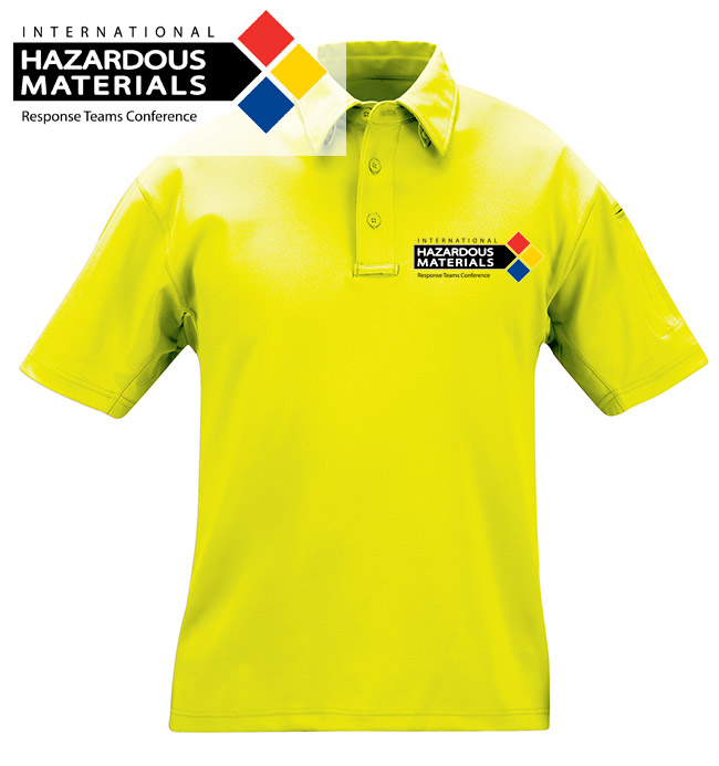 Hazmat Conference - Embroidered Propper ICE Polo - Hi Viz