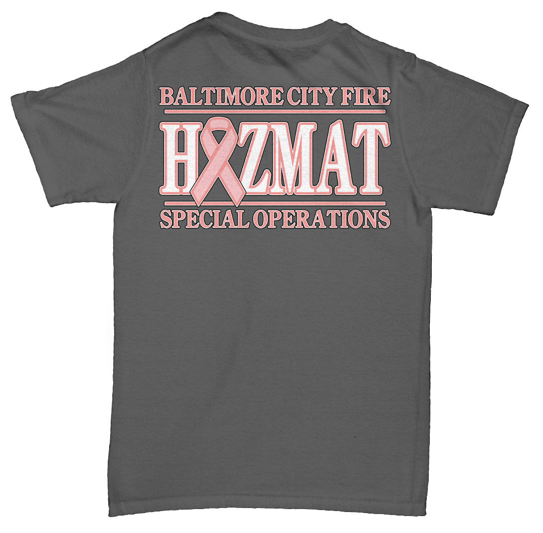 Hazmat Pink Ribbon - Baltimore City